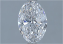 Natural Diamond 1.01 Carats, Oval with  Cut, E Color, SI2 Clarity and Certified by GIA
