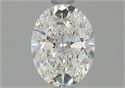 Natural Diamond 1.02 Carats, Oval with  Cut, G Color, VVS2 Clarity and Certified by GIA