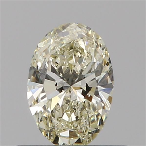 Picture of Natural Diamond 0.40 Carats, Oval with  Cut, M Color, SI1 Clarity and Certified by GIA