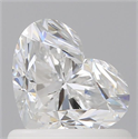 Diamante Natural 0.80 quilates, Corazón , Color E, claridad VVS1 y certificado GIA