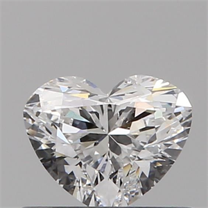 Picture of Natural Diamond 0.38 Carats, Heart with  Cut, D Color, SI1 Clarity and Certified by GIA
