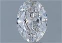 Natural Diamond 0.60 Carats, Oval with  Cut, G Color, VVS1 Clarity and Certified by GIA