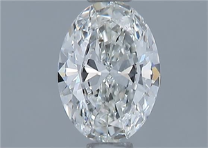 Foto Diamante Natural 0.50 quilates, Ovalado , Color G, claridad IF y certificado GIA de