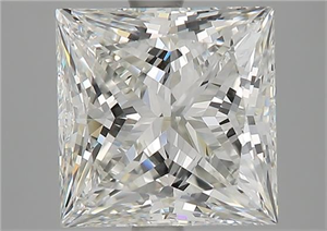 Picture of Natural Diamond 3.13 Carats, Princess with  Cut, G Color, SI1 Clarity and Certified by GIA