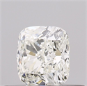 Natural Diamond 0.43 Carats, Cushion with  Cut, K Color, VVS1 Clarity and Certified by GIA