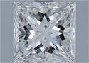 Natural Diamond 1.88 Carats, Princess with  Cut, I Color, VVS2 Clarity and Certified by GIA