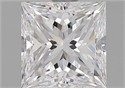 Natural Diamond 1.50 Carats, Princess with  Cut, D Color, VS2 Clarity and Certified by GIA