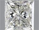 Diamante Natural 1.51 quilates, Princesa , Color H, claridad VVS2 y certificado HRD