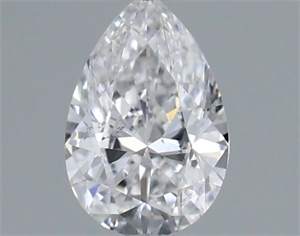 Picture of Natural Diamond 0.27 Carats, Pear with  Cut, D Color, SI1 Clarity and Certified by GIA