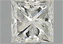 Natural Diamond 1.20 Carats, Princess with  Cut, J Color, SI2 Clarity and Certified by GIA