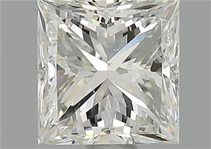Picture of Natural Diamond 1.20 Carats, Princess with  Cut, J Color, SI2 Clarity and Certified by GIA