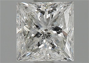 Foto Diamante Natural 1.02 quilates, Princesa , Color H, claridad I2 y certificado GIA de