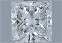 Natural Diamond 1.02 Carats, Princess with  Cut, H Color, VS2 Clarity and Certified by GIA