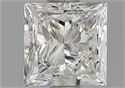 Natural Diamond 1.01 Carats, Princess with  Cut, I Color, VS1 Clarity and Certified by GIA