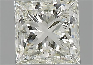 Picture of Natural Diamond 1.00 Carats, Princess with  Cut, K Color, VS1 Clarity and Certified by GIA