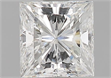 Natural Diamond 0.95 Carats, Princess with  Cut, G Color, SI1 Clarity and Certified by GIA