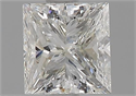 Natural Diamond 0.91 Carats, Princess with  Cut, H Color, VS2 Clarity and Certified by GIA