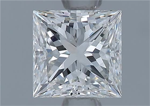 Foto Diamante Natural 0.80 quilates, Princesa , Color H, claridad VS1 y certificado GIA de