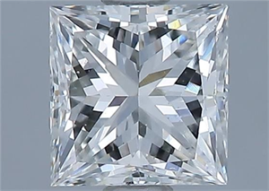 Foto Diamante Natural 0.80 quilates, Princesa , Color G, claridad SI1 y certificado GIA de