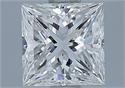 Natural Diamond 0.80 Carats, Princess with  Cut, H Color, VS1 Clarity and Certified by GIA