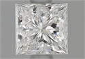 Natural Diamond 0.75 Carats, Princess with  Cut, F Color, VS2 Clarity and Certified by GIA