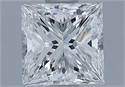 Diamante Natural 0.71 quilates, Princesa , Color F, claridad VS1 y certificado GIA