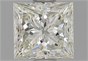Natural Diamond 0.74 Carats, Princess with  Cut, J Color, VVS2 Clarity and Certified by GIA
