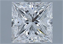 Diamante Natural 0.71 quilates, Princesa , Color E, claridad VVS2 y certificado GIA