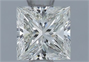 Diamante Natural 0.50 quilates, Princesa , Color J, claridad VVS2 y certificado GIA