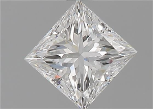 Foto Diamante Natural 0.70 quilates, Princesa , Color F, claridad VS1 y certificado GIA de