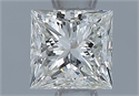 Diamante Natural 0.41 quilates, Princesa , Color J, claridad VVS1 y certificado GIA