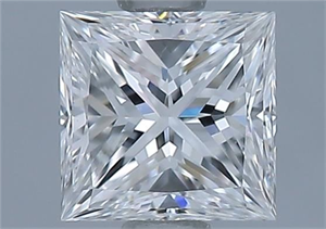 Foto Diamante Natural 0.70 quilates, Princesa , Color F, claridad VS1 y certificado GIA de