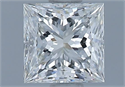 Natural Diamond 0.70 Carats, Princess with  Cut, J Color, IF Clarity and Certified by GIA
