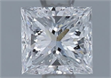 Natural Diamond 0.50 Carats, Princess with  Cut, D Color, VS1 Clarity and Certified by GIA