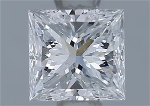 Picture of Natural Diamond 0.50 Carats, Princess with  Cut, D Color, VS1 Clarity and Certified by GIA