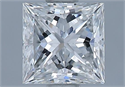 Natural Diamond 0.70 Carats, Princess with  Cut, F Color, VS2 Clarity and Certified by GIA