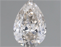 Diamante Natural 0.70 quilates, De pera , Color J, claridad VVS2 y certificado GIA
