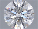 Natural Diamond 1.06 Carats, Round with Excellent Cut, E Color, I1 Clarity and Certified by GIA