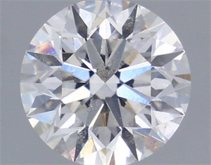 Picture of Natural Diamond 1.06 Carats, Round with Excellent Cut, E Color, I1 Clarity and Certified by GIA