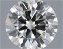 Natural Diamond 0.61 Carats, Round with Excellent Cut, J Color, SI2 Clarity and Certified by IGI