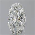 Natural Diamond 3.01 Carats, Oval with  Cut, H Color, VS2 Clarity and Certified by GIA