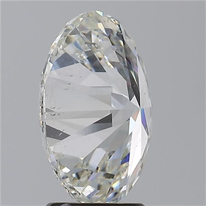 Foto Diamante Natural 3.54 quilates, Ovalado , Color G, claridad SI2 y certificado GIA de