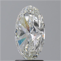 Natural Diamond 2.40 Carats, Oval with  Cut, G Color, VS2 Clarity and Certified by GIA