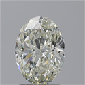 Diamante Natural 1.71 quilates, Ovalado , Color K, claridad SI1 y certificado GIA