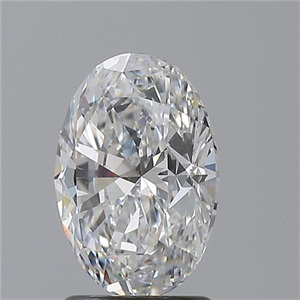 Picture of Natural Diamond 1.80 Carats, Oval with  Cut, E Color, VS2 Clarity and Certified by GIA