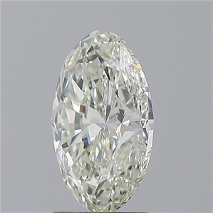 Picture of Natural Diamond 1.80 Carats, Oval with  Cut, K Color, SI1 Clarity and Certified by GIA