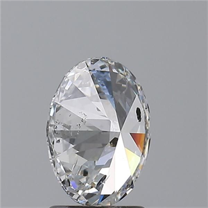 Foto Diamante Natural 1.55 quilates, Ovalado , Color E, claridad I1 y certificado GIA de
