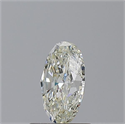 Natural Diamond 1.00 Carats, Oval with  Cut, J Color, VS1 Clarity and Certified by GIA