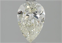 Natural Diamond 1.01 Carats, Pear with  Cut, K Color, SI1 Clarity and Certified by GIA