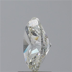 Picture of Natural Diamond 1.50 Carats, Oval with  Cut, I Color, SI2 Clarity and Certified by GIA